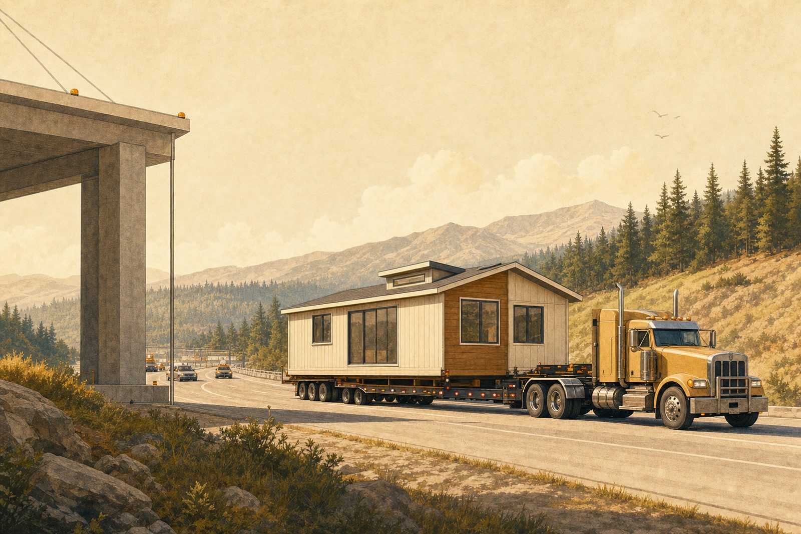 Prefabricated Buildings Transport