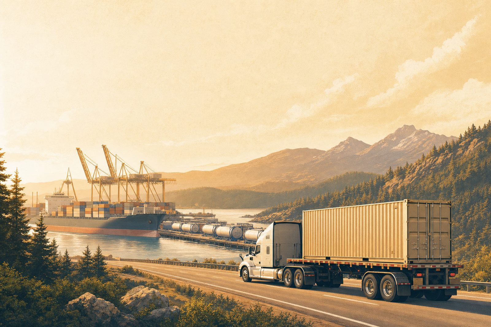 Sealed Shipping Containers